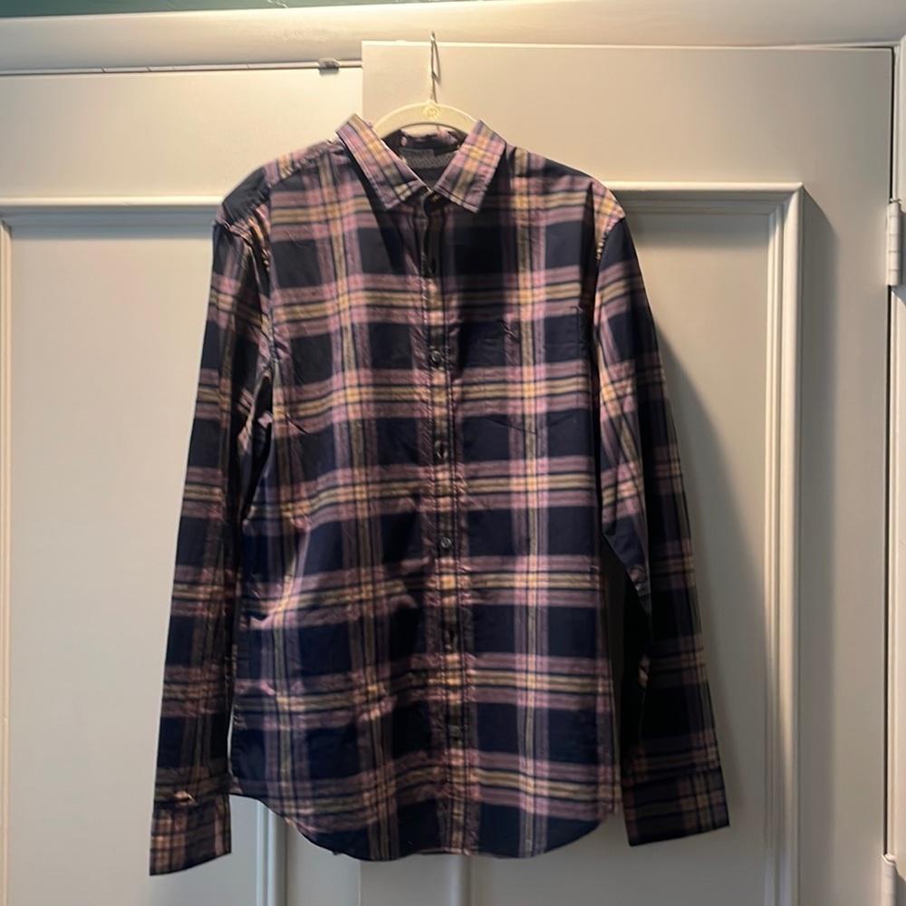 Purple Penguin Long Sleeve Dress Shirt